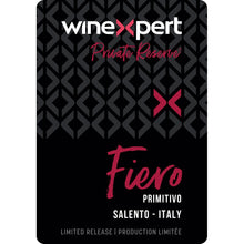 Load image into Gallery viewer, Fiero - Primitivo Style Wine Kit - Winexpert Private Reserve Limited Edition
